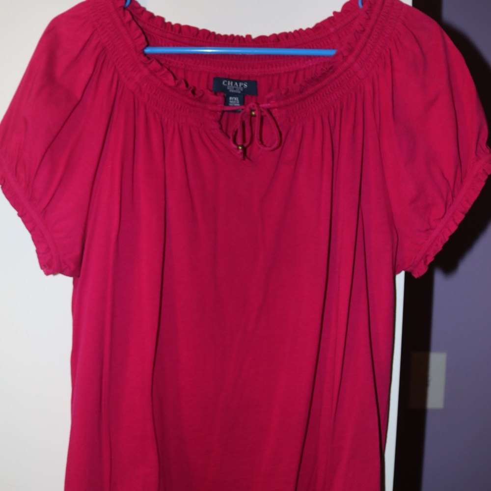 Pink Chaps top